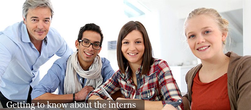 Getting to know a intern